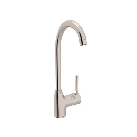 ROHL Modern Lux Single Hole Side Metal Lever Bar/Food Prep Faucet R7663STN-2